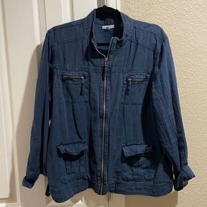 Light weight navy jacket